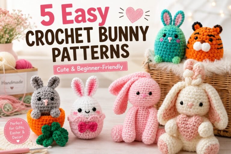 5 Easy Crochet Bunny Patterns