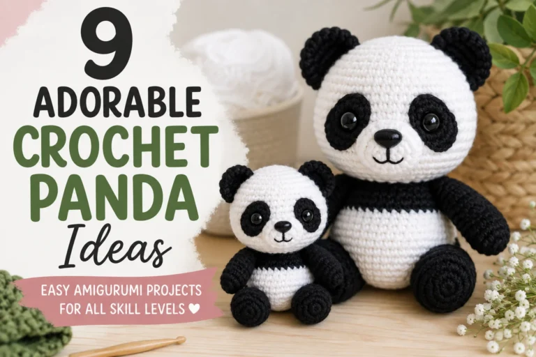9 Adorable Crochet Panda Ideas