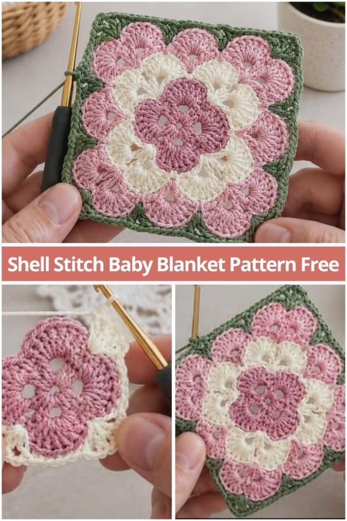 Easy Crochet Flower Granny Square Pattern – Step-by-Step Tutorial