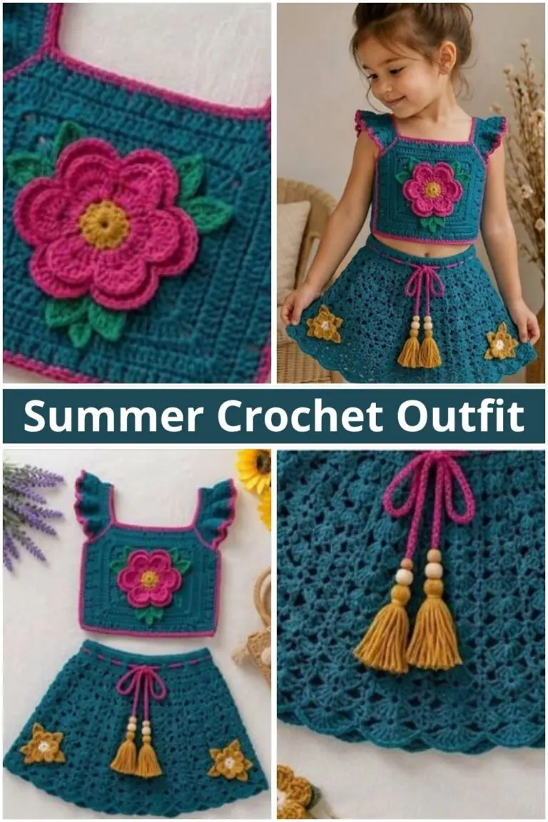 The Ultimate Summer Crochet Outfit for Your Little Princess