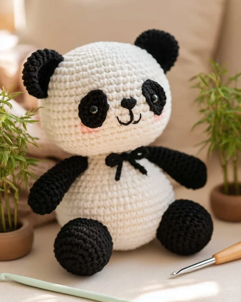 2. Crochet Plushies Pattern – Cute Panda