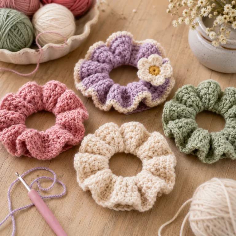 7. Crochet Scrunchie