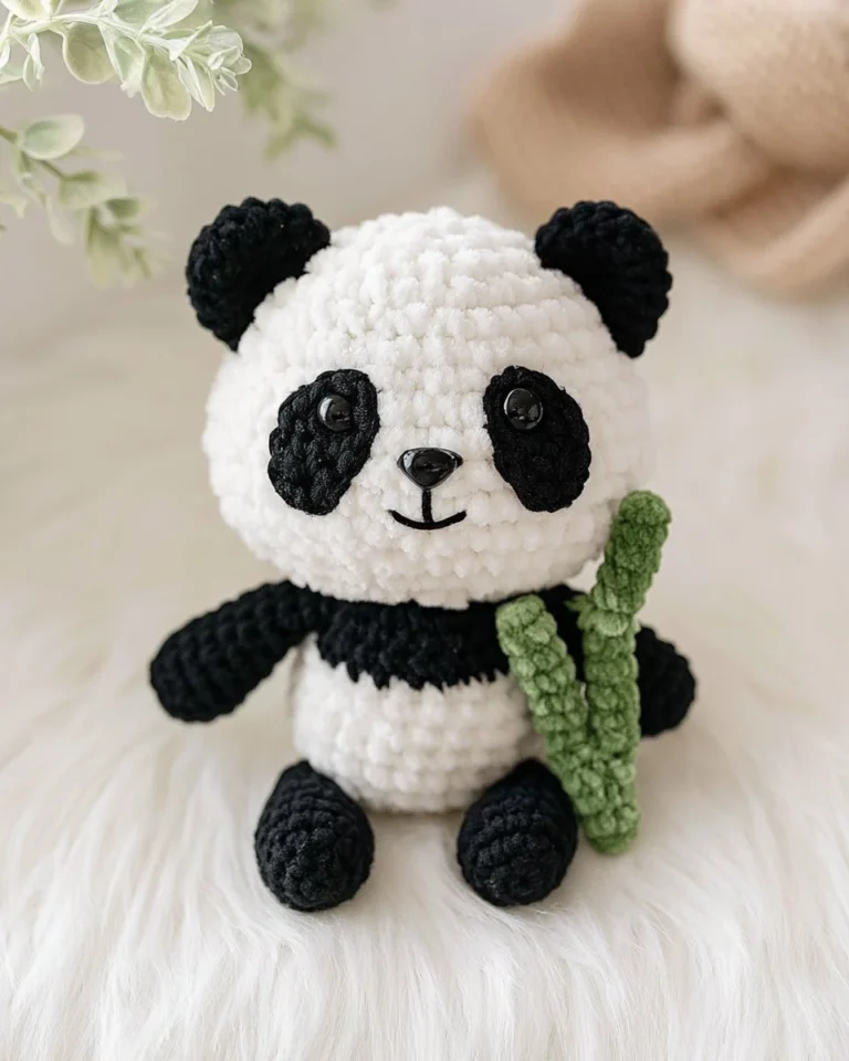 3. Easy Crochet Panda Amigurumi Pattern for Beginners