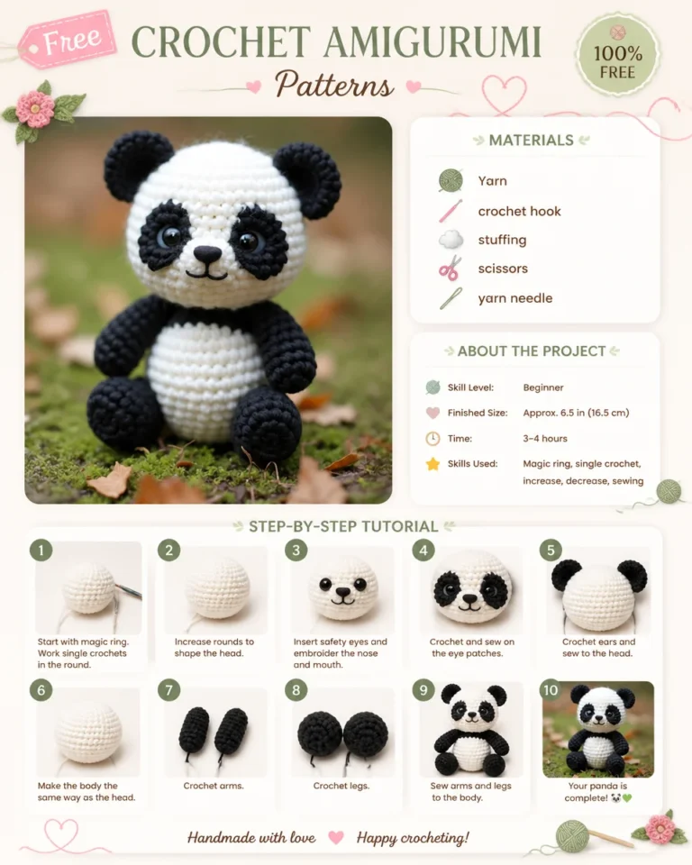 Colorful crochet amigurumi patterns for beginners with cute stuffed toys