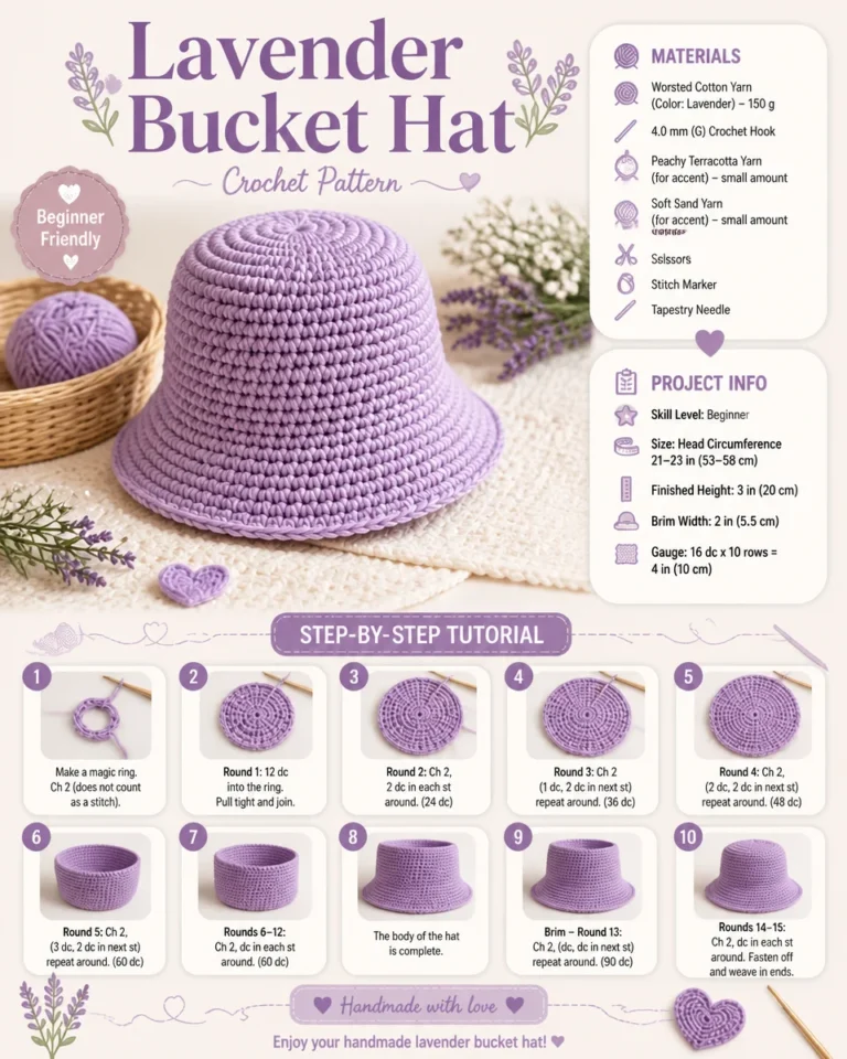 Fashionable Lavender Bucket Hat for stylish summer outfits